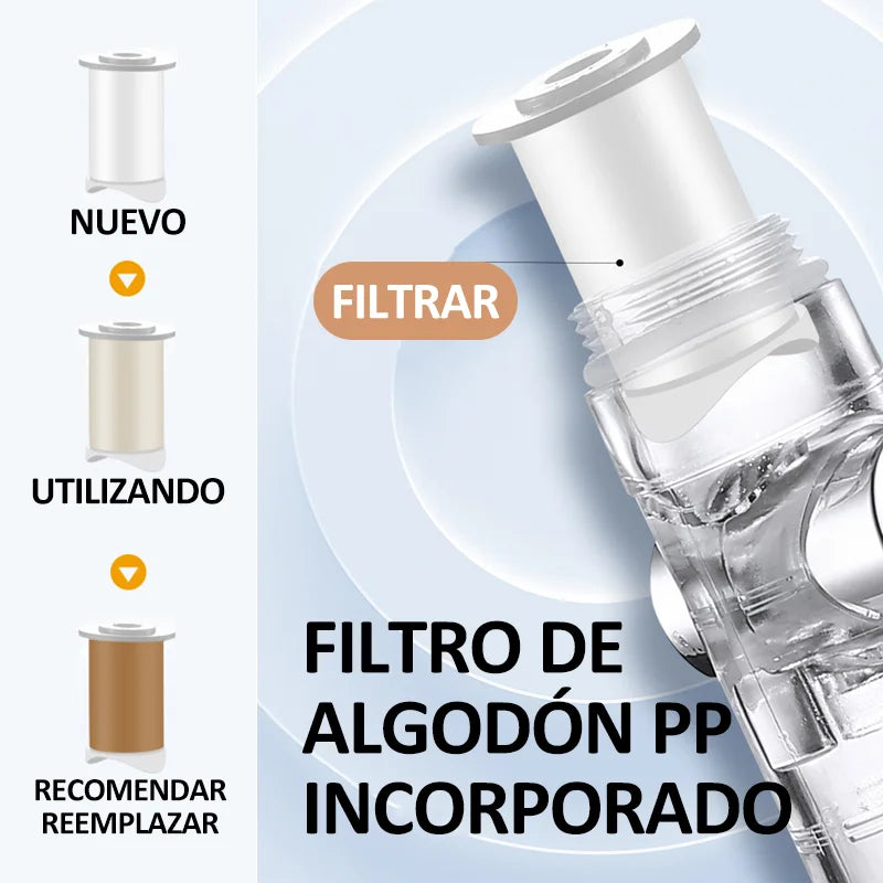 3 Modes High Pressure Shower Head with waterfilter