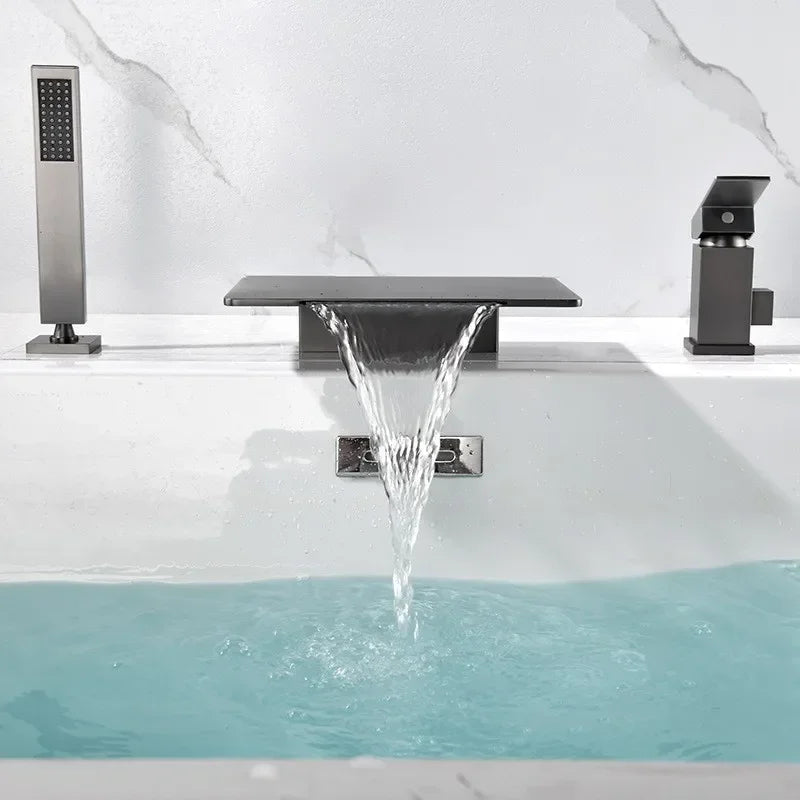 Elegant Waterfall Bathtub Faucet
