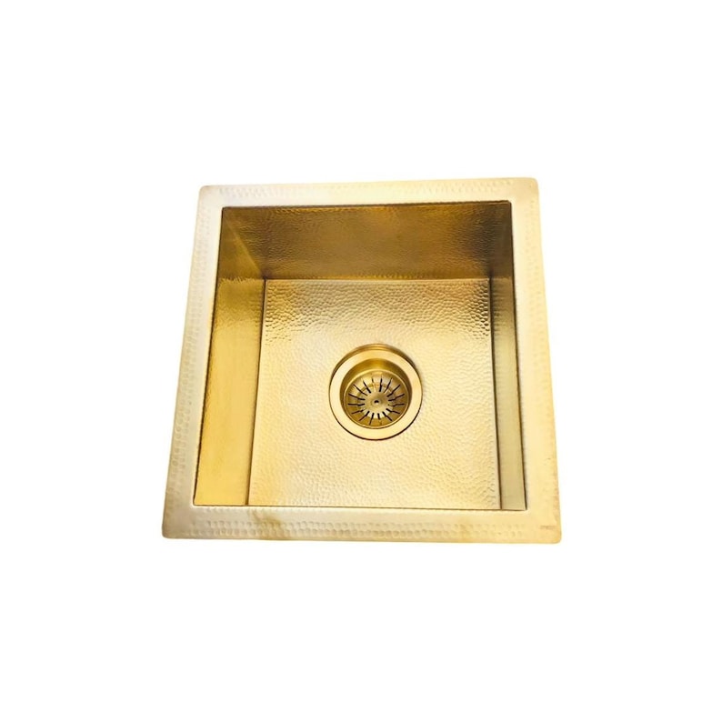 Rose Custom Made Brushed Brass Kitchen Sinks