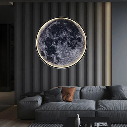 Moon Wall Light 3D Mural Earth Wall Light