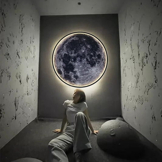 Moon Wall Light 3D Mural Earth Wall Light