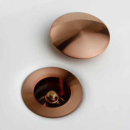 Rose Gold Bathroom Basin Sink Drainer