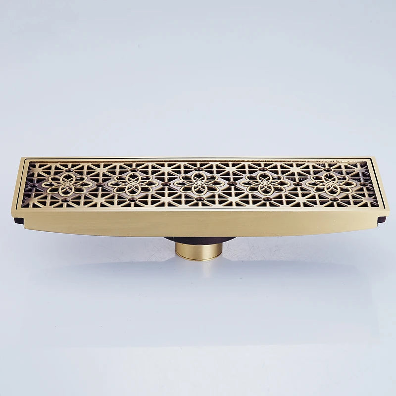 Rectangle Brass Antique Brushed