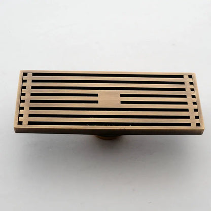 Rectangle Brass Antique Brushed
