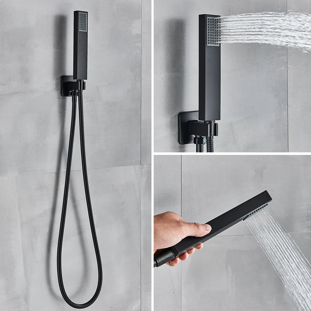 Black Shower Faucets System