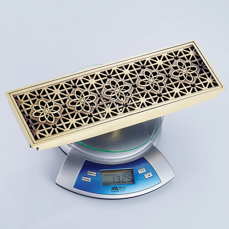 Rectangle Brass Antique Brushed