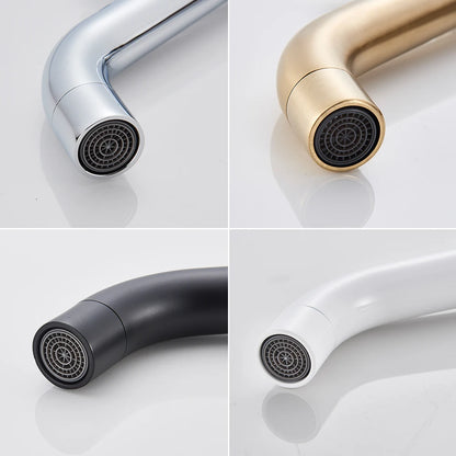 Black Mixer Water Hot Cold Basin Faucet