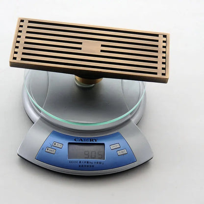 Rectangle Brass Antique Brushed