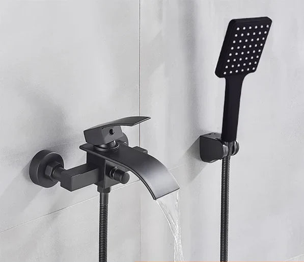 Chrome Waterfall Bathroom Batutub Faucet