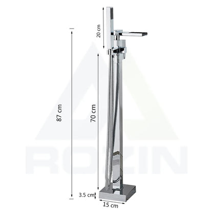 Free Standing Tub Chrome Bathtub Shower Faucet