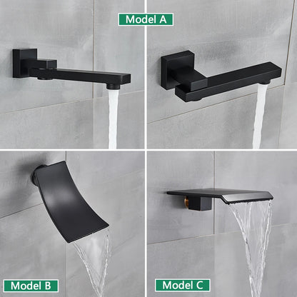 Black Shower Faucets System