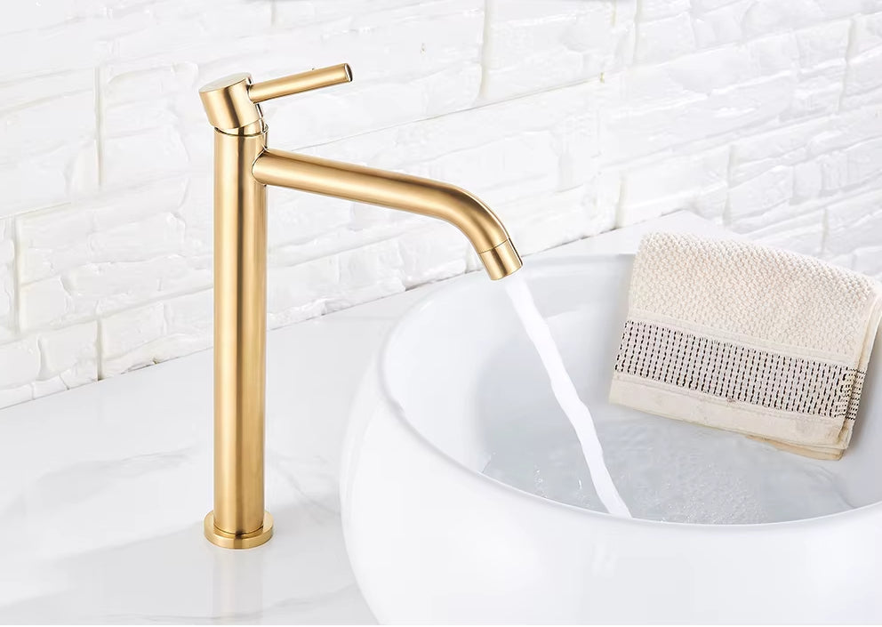 Black Mixer Water Hot Cold Basin Faucet