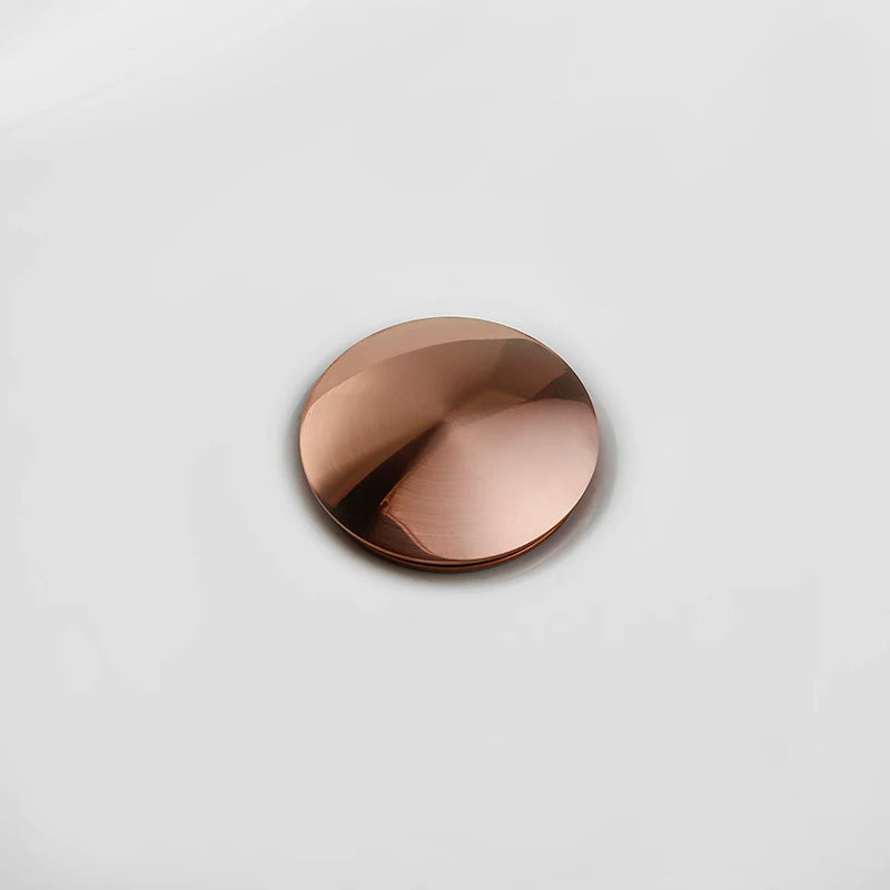Rose Gold Bathroom Basin Sink Drainer