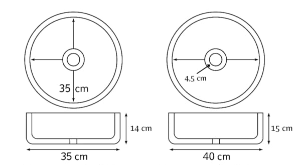 Handmade Moroccan Ceramic Sink - Bella