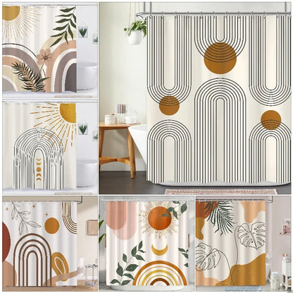 Bohemian shower curtain