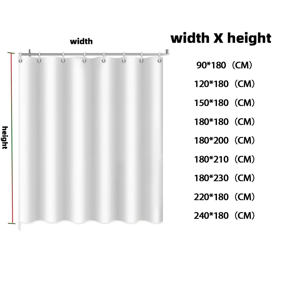 Bohemian shower curtain