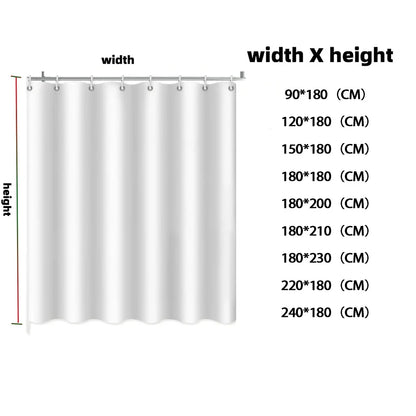 Bohemian shower curtain