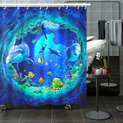Dolphin Shower Curtain
