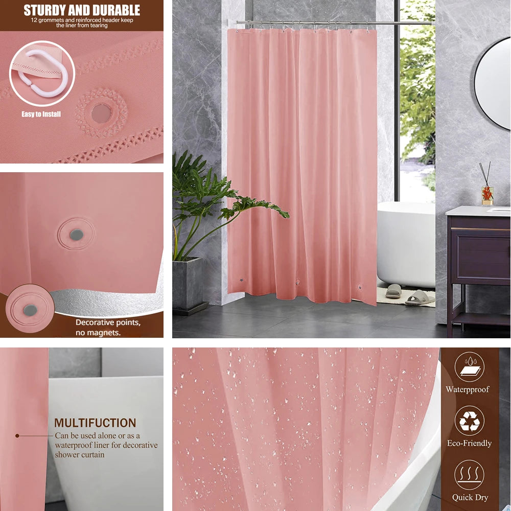 Clear Shower Curtain Waterproof