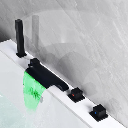 LED Waterfall  Bathtub Faucet