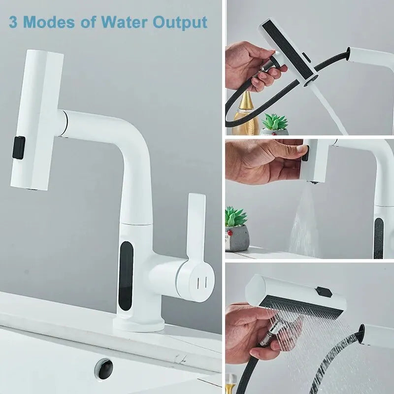 Temperature Digital Display Basin Faucet