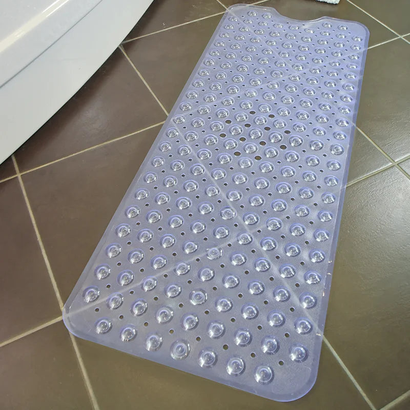 non-slip bathtub mat shower mat  with drain holes and suction cups machine washable household bathroom shower carpet bathroom