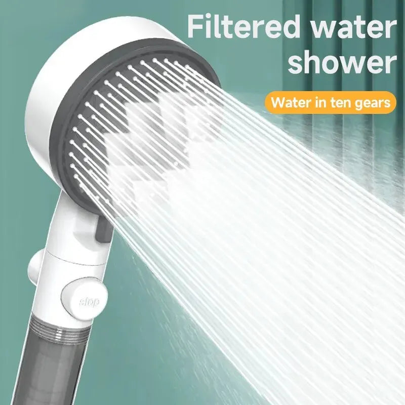 High Quality 8 Mode Shower Head with waterfilter