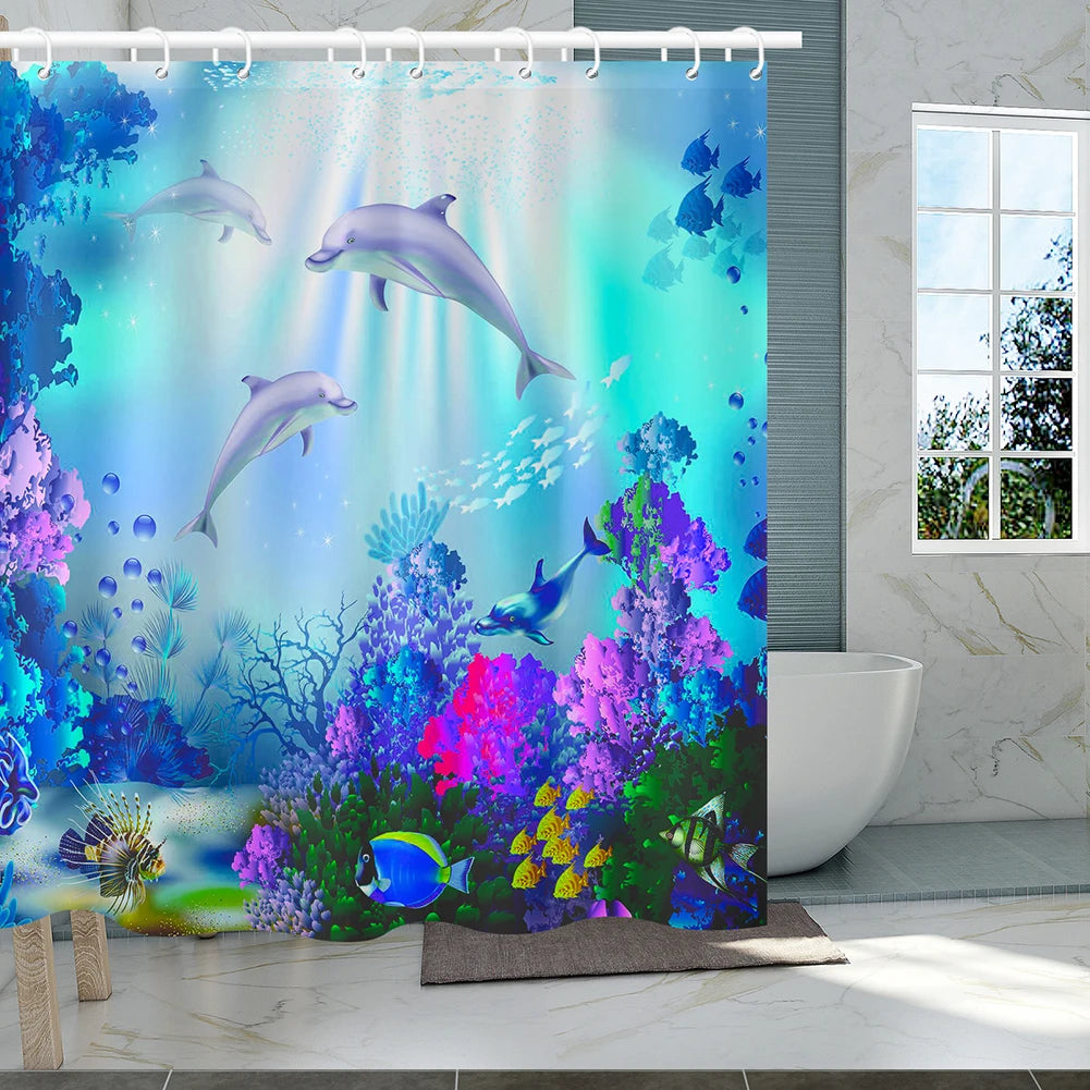 Dolphin Shower Curtain