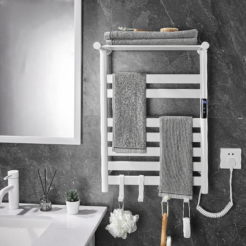 Display Electric Towel Rack With Shelf