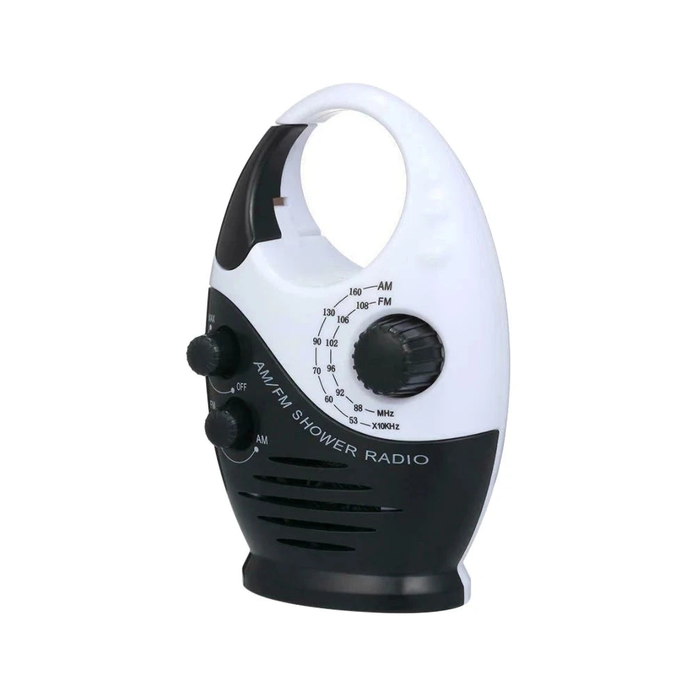 Waterproof Portable FM AM Radio Shower Music Hanging Radio