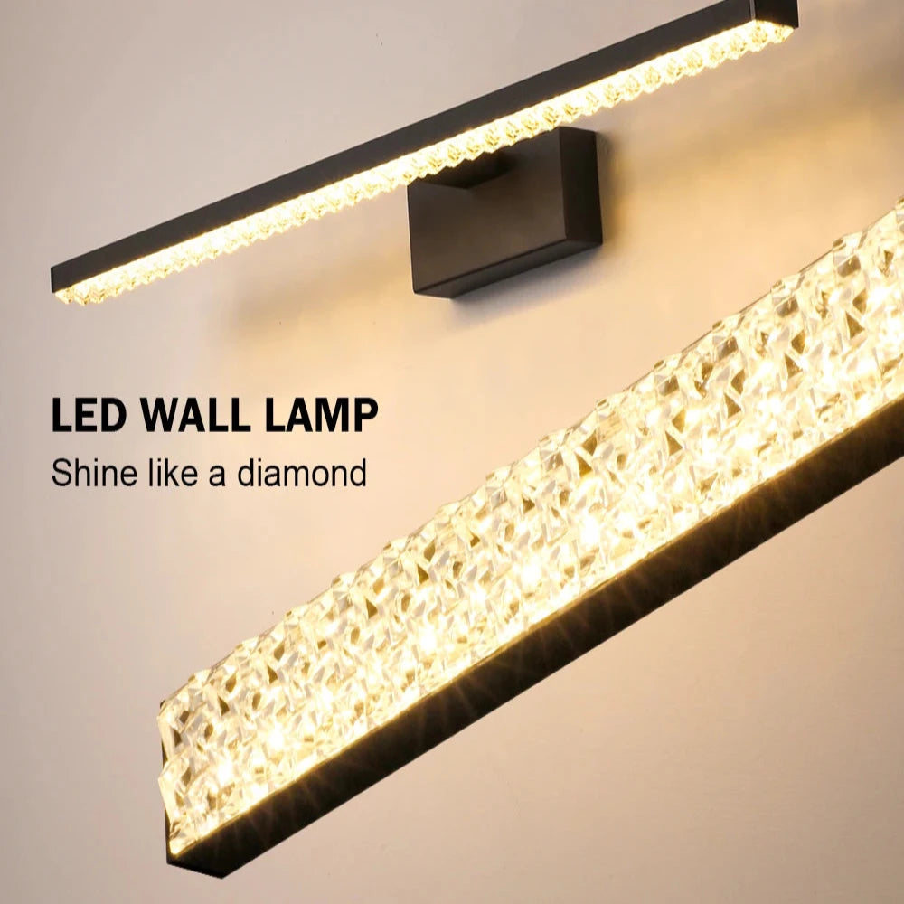 Diamond Style Waterproof Bathroom Light