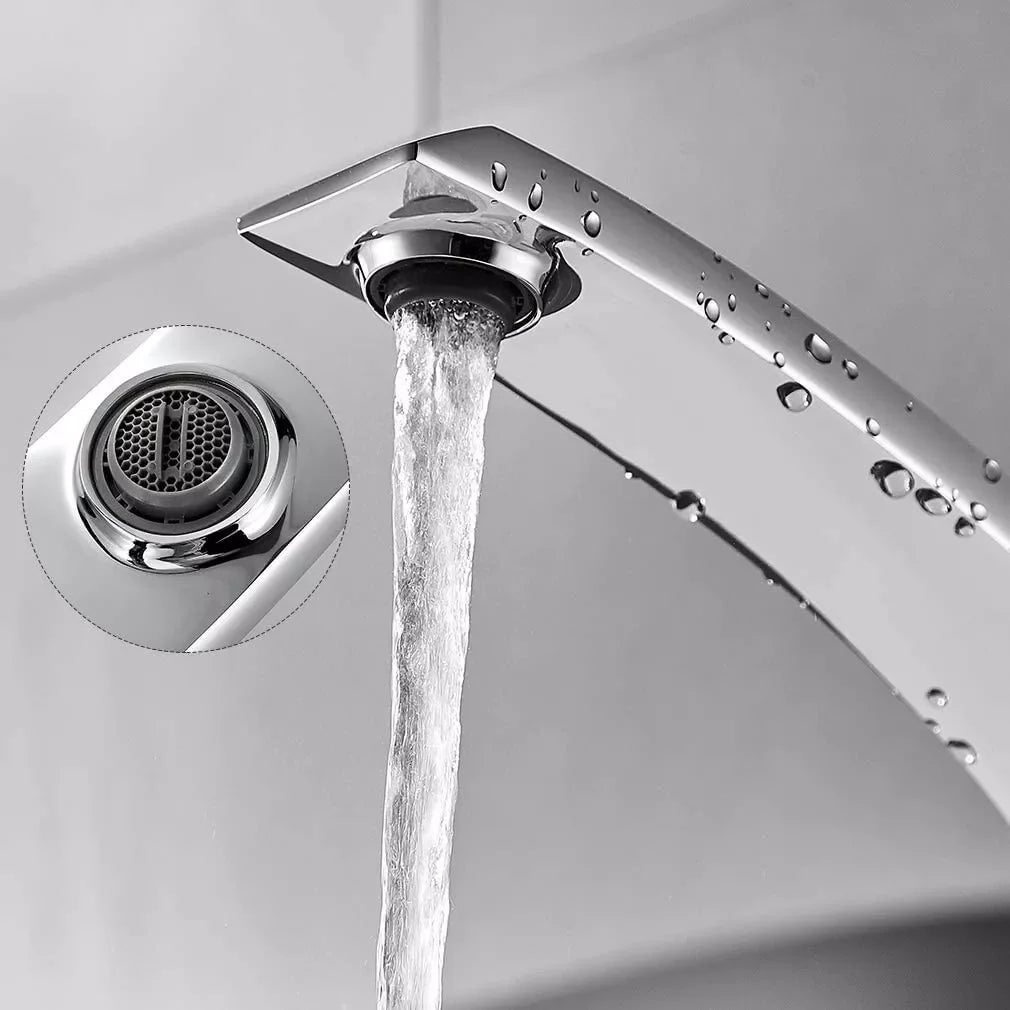 Deck Mounted Cold and Hot Basin Faucet