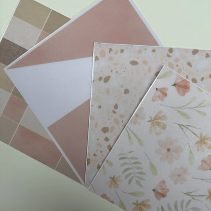 Pink Matte Wall Tile Sticker Peel and Stick