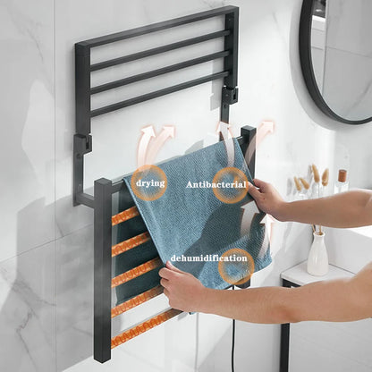 Electric Heating Towel Rack Digital Display