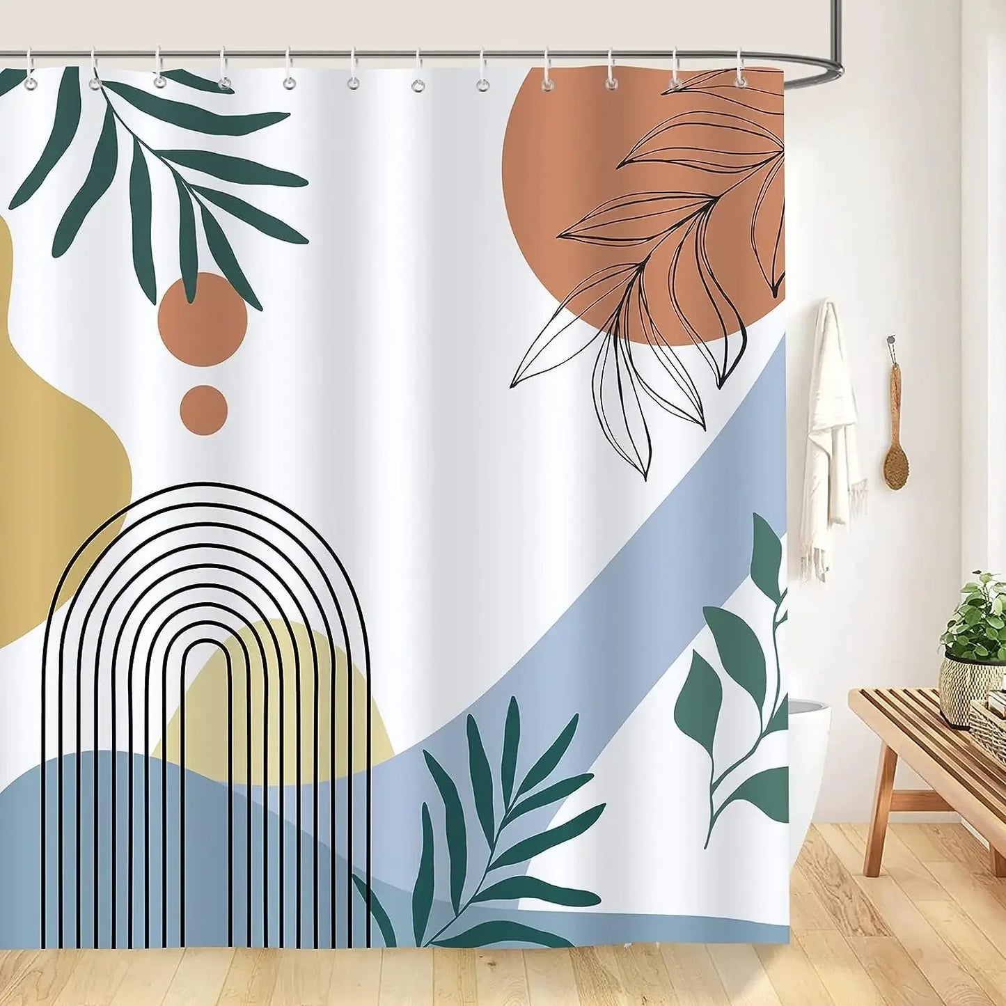 Bohemian shower curtain
