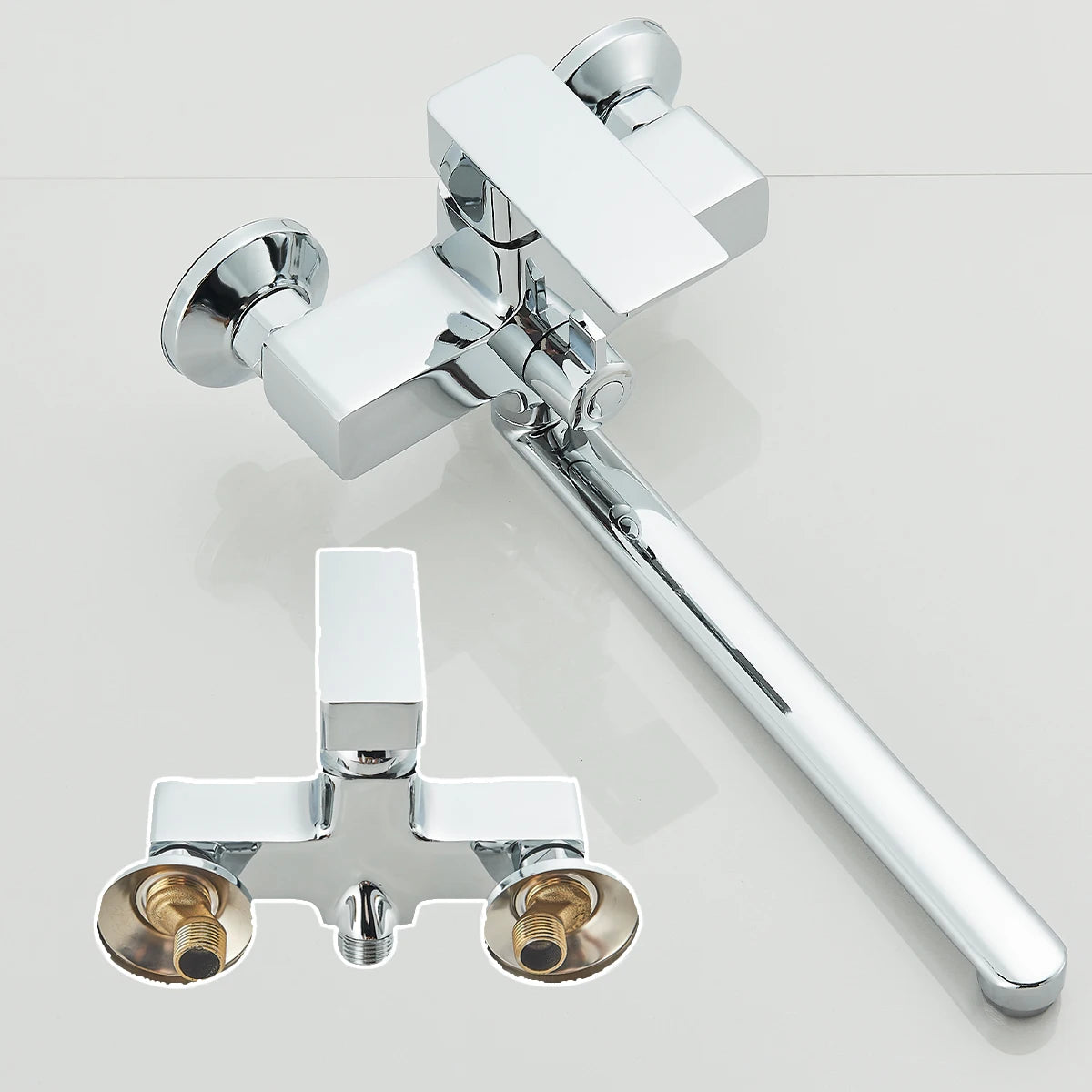Wall Mounted Bathtub Faucet With Shower hand Held