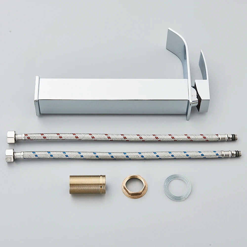 Waterfall Chrome Bathroom Basin Faucet