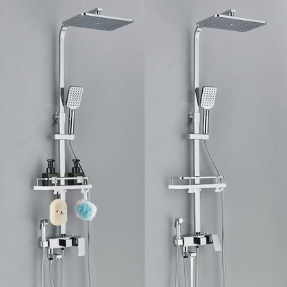 Chrome Brass Shower Faucet Set