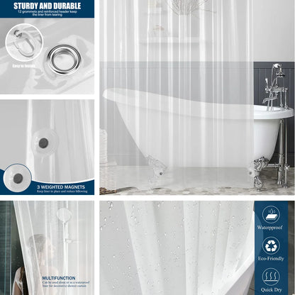 Clear Shower Curtain Waterproof