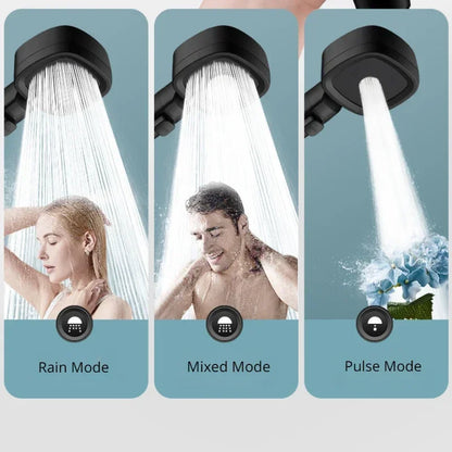 High Pressure Shower Head Water Saving with waterfilter