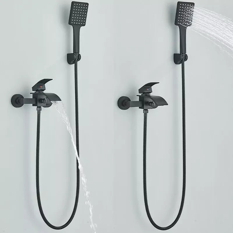 Wall Mounting  Cold and Hot Shower Bathtub  Faucet