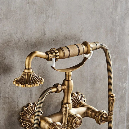 Antique Bathtub Shower Set Wall Mounted