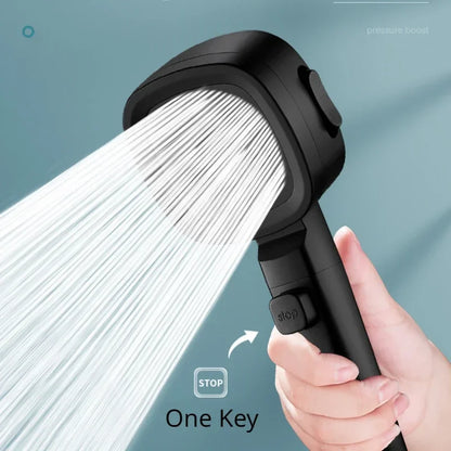 High Pressure Shower Head Water Saving with waterfilter