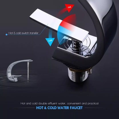 Deck Mounted Cold and Hot Basin Faucet