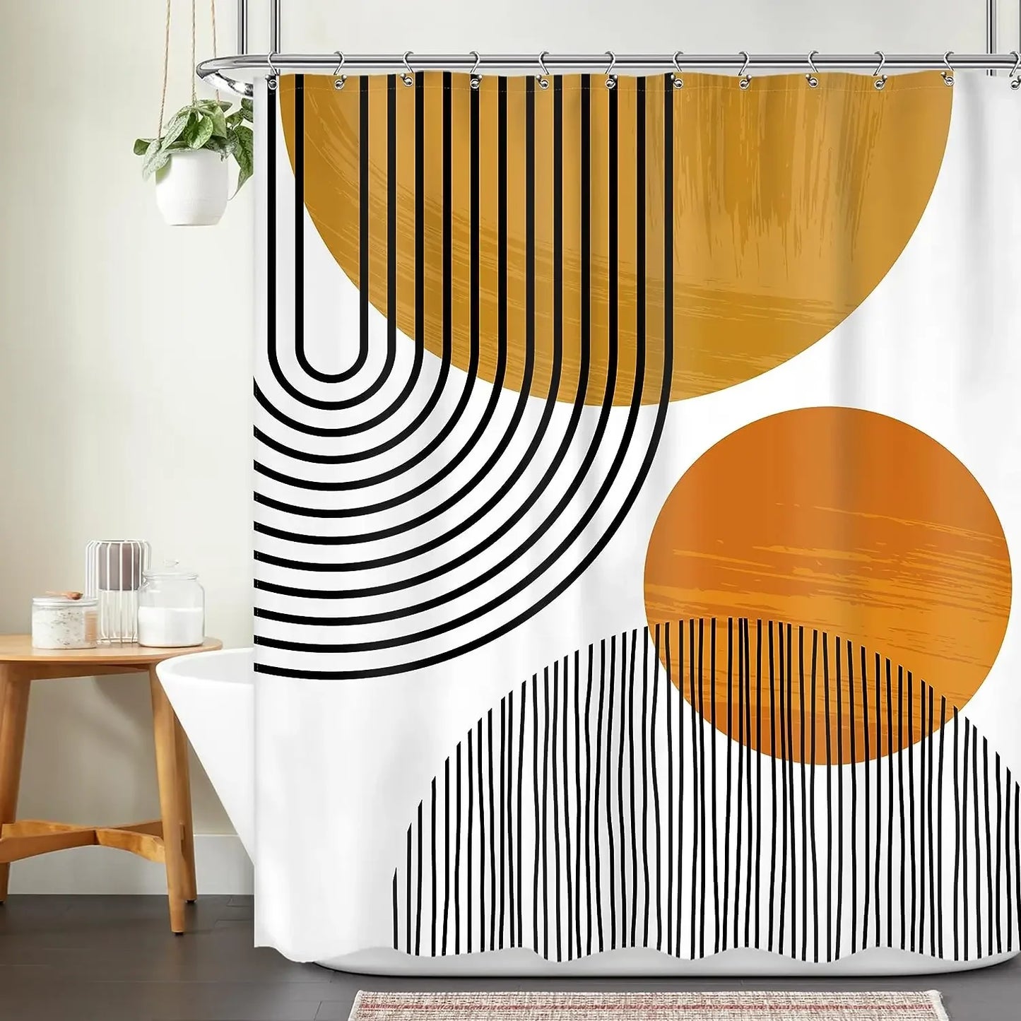 Bohemian shower curtain