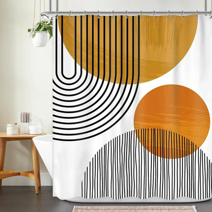 Bohemian shower curtain
