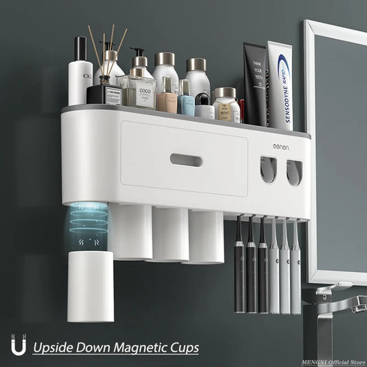 Automatic Toothpaste Squeezer Storage Rack