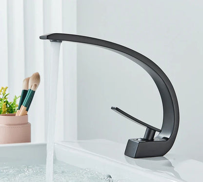 Deck Mounted Cold and Hot Basin Faucet