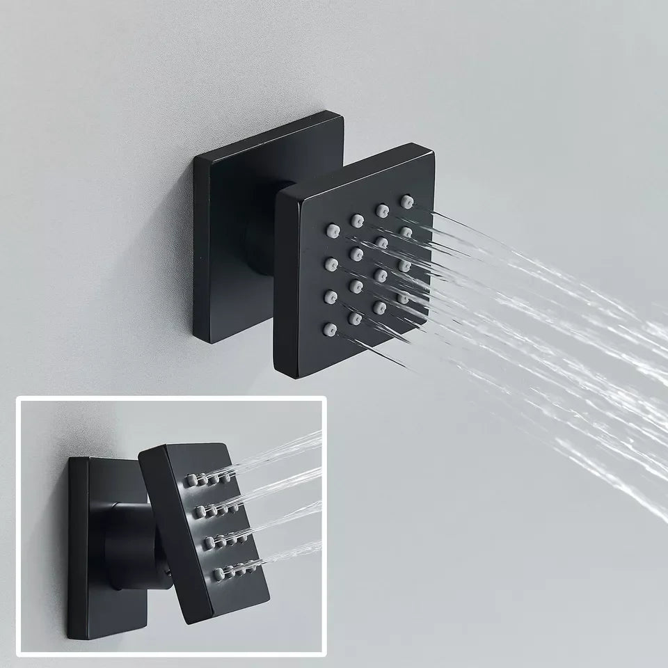 Black Shower Faucet Kit