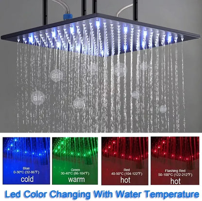 Black Shower Faucet Kit